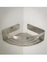 Lentynėlė dušo kampinė Caddy, 184 mm, metalinė, šlifuoto nerūdijančio plieno sp., Tiger