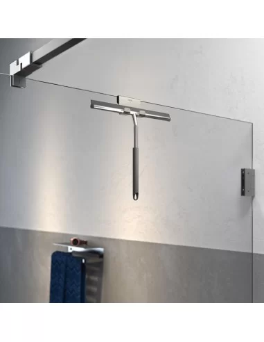 Kabliukai dušo sienelei Caddy, metaliniai, šlifuoto nerūdijančio plieno sp., Tiger