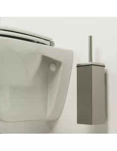 Šepetys tualeto su laikikliu Items, metalinis, šlifuoto nerūdijančio plieno sp., Tiger