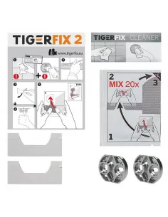 Montavimo sistema be gręžimo TigerFix type 2, Tiger
