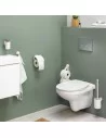 Laikiklis tualetiniam popieriui Urban su dangteliu, metalinis, baltas, Tiger