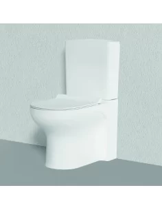Unitazas pastatomas su bakeliu Venus, 64 cm, Soft close dangčiu