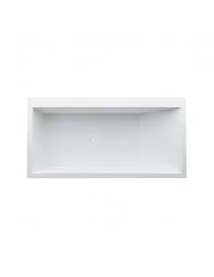 Vonia KARTELL 1700x860 mm, kairiajam kampui, su apšviesta perlaja, Laufen