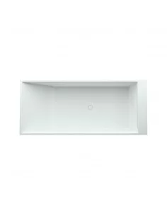 Vonia KARTELL 1760x760 mm, laisvai statoma, su apšviesta perlaja, Laufen