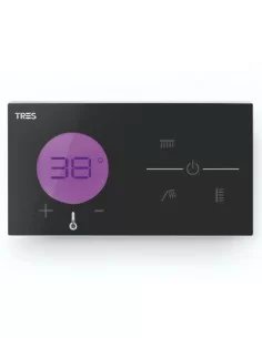Dušo sistema potinkinė termostatinė Slim Exclusive, su skaitmeniniu valdymu, TRES