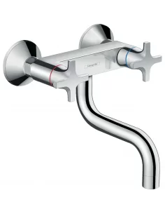 Maišytuvas plautuvei sieninis Logis M32, Hansgrohe