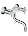 Maišytuvas plautuvei sieninis Logis M32, Hansgrohe