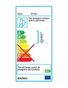 Šviestuvas LED sieninis Siderno, 8.3W, EGLO