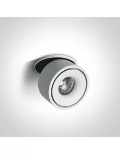 Įleidžiamas dviejų krypčių šviestuvas, Baltas, 11109LA/W/W, ONE LIGHT