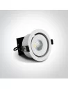 Įleidžiamas dviejų krypčių šviestuvas, Baltas, 11113E/W/W, ONE LIGHT