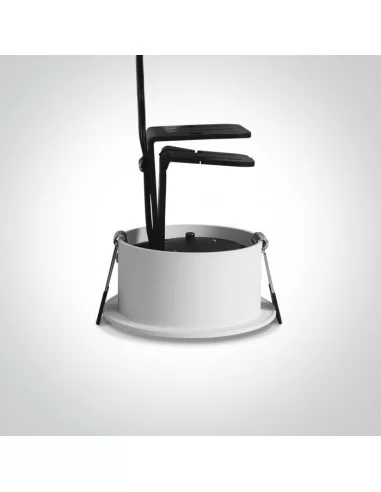 Įleidžiamas dviejų krypčių šviestuvas, Baltas, 11113E/W/W, ONE LIGHT