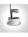 Įleidžiamas dviejų krypčių šviestuvas, Baltas, 11113E/W/W, ONE LIGHT