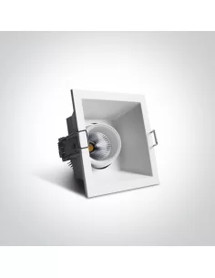 Įleidžiamas dviejų krypčių šviestuvas, Baltas, 51110C/W/W, ONE LIGHT