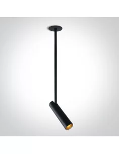 Įleidžiamas dviejų krypčių šviestuvas, Juodas, 11112RB/B/W, ONE LIGHT
