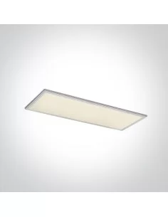 Įleidžiamas panelės tipo šviestuvas, Baltas, 50148RE/W/C, ONE LIGHT