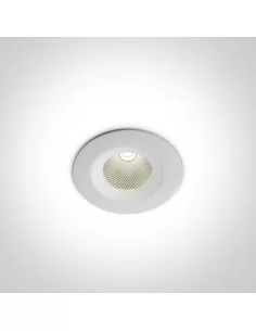 Įleidžiamas šviestuvas, Baltas, 10107CA/W/C, ONE LIGHT