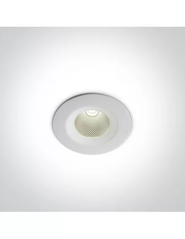 Įleidžiamas šviestuvas, Baltas, 10107CA/W/C, ONE LIGHT