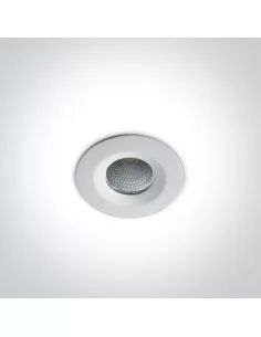 Įleidžiamas šviestuvas, Baltas, 10107CA/W/C, ONE LIGHT