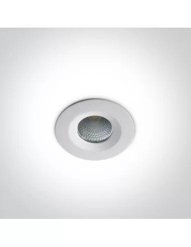 Įleidžiamas šviestuvas, Baltas, 10107CA/W/C, ONE LIGHT