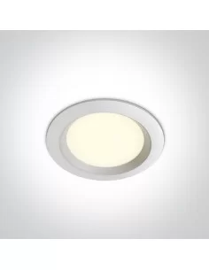 Įleidžiamas šviestuvas, Baltas, 10107T/W/W, ONE LIGHT