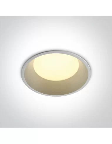 Įleidžiamas šviestuvas, Baltas, 10109D/W/C, ONE LIGHT