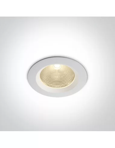 Įleidžiamas šviestuvas, Baltas, 10110CA/W/W, ONE LIGHT