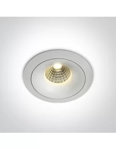 Įleidžiamas šviestuvas, Baltas, 10113A/W/W, ONE LIGHT