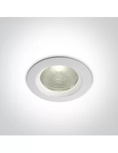 Įleidžiamas šviestuvas, Baltas, 10115CA/W/C, ONE LIGHT