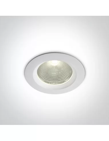 Įleidžiamas šviestuvas, Baltas, 10115CA/W/C, ONE LIGHT