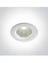 Įleidžiamas šviestuvas, Baltas, 10115CA/W/C, ONE LIGHT