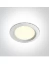 Įleidžiamas šviestuvas, Baltas, 10115T/W/C, ONE LIGHT