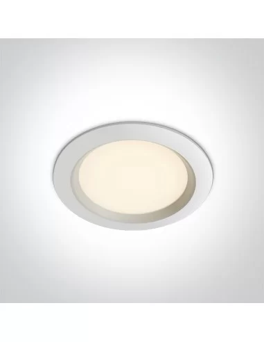 Įleidžiamas šviestuvas, Baltas, 10115T/W/W, ONE LIGHT