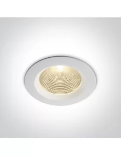 Įleidžiamas šviestuvas, Baltas, 10120CA/W/W, ONE LIGHT