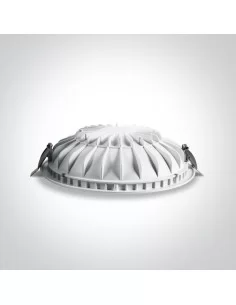 Įleidžiamas šviestuvas, Baltas, 10122FD/W/C, ONE LIGHT