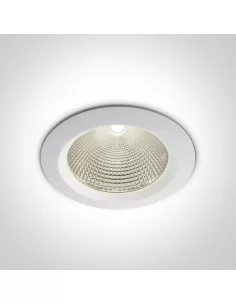 Įleidžiamas šviestuvas, Baltas, 10130CA/W/C, ONE LIGHT