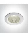 Įleidžiamas šviestuvas, Baltas, 10160CA/W/C, ONE LIGHT