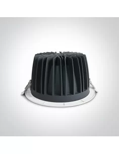 Įleidžiamas šviestuvas, Baltas, 10160CA/W/C, ONE LIGHT
