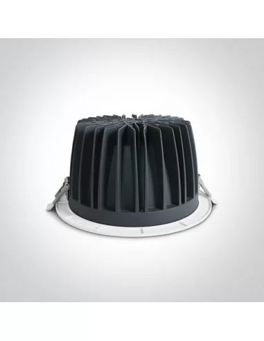 Įleidžiamas šviestuvas, Baltas, 10160CA/W/C, ONE LIGHT