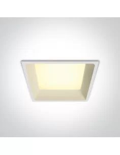 Įleidžiamas šviestuvas, Baltas, 50122D/W/W, ONE LIGHT