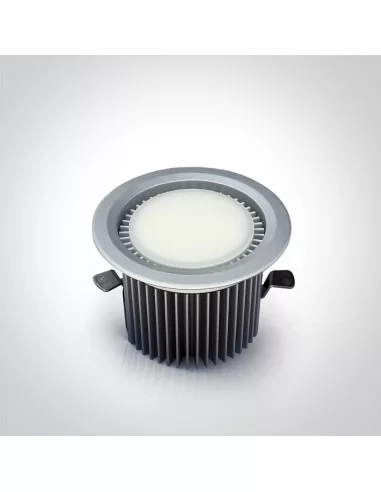 Įleidžiamas šviestuvas, Pilkas, 10112/G/W, ONE LIGHT