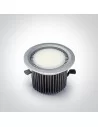 Įleidžiamas šviestuvas, Pilkas, 10112/G/W, ONE LIGHT