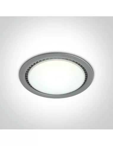 Įleidžiamas šviestuvas, Pilkas, 10128/G/D, ONE LIGHT