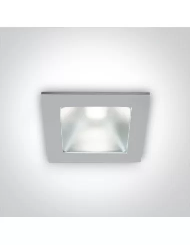 Įleidžiamas šviestuvas, Pilkas, 50105K/G/C, ONE LIGHT