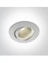 Įleidžiamas vienos krypties šviestuvas, 11112/W/W, ONE LIGHT