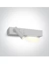 Virštinkinis sieninis dviejų krypčių šviestuvas, Baltas, 65146/W/W, ONE LIGHT