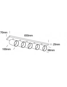 Virštinkinis sieninis dviejų krypčių šviestuvas, Baltas, 65505N/W, ONE LIGHT