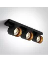 Virštinkinis sieninis dviejų krypčių šviestuvas, Juodas, 65305N/B, ONE LIGHT