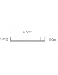 Virštinkinis sieninis šviestuvas, Chromo, 38124/C, ONE LIGHT