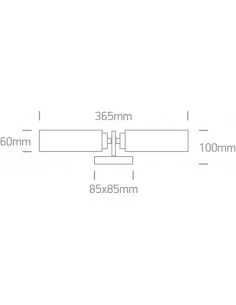 Virštinkinis sieninis šviestuvas, Chromo, 60106A/C, ONE LIGHT