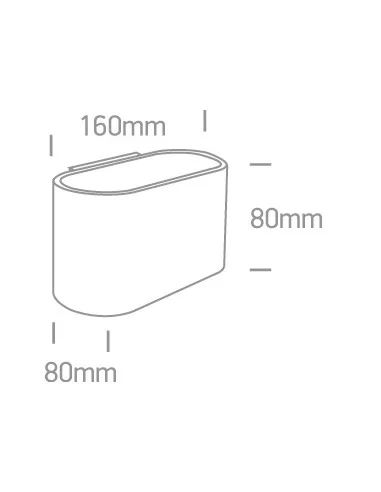 Virštinkinis sieninis šviestuvas, Juodas, 60056/B, ONE LIGHT